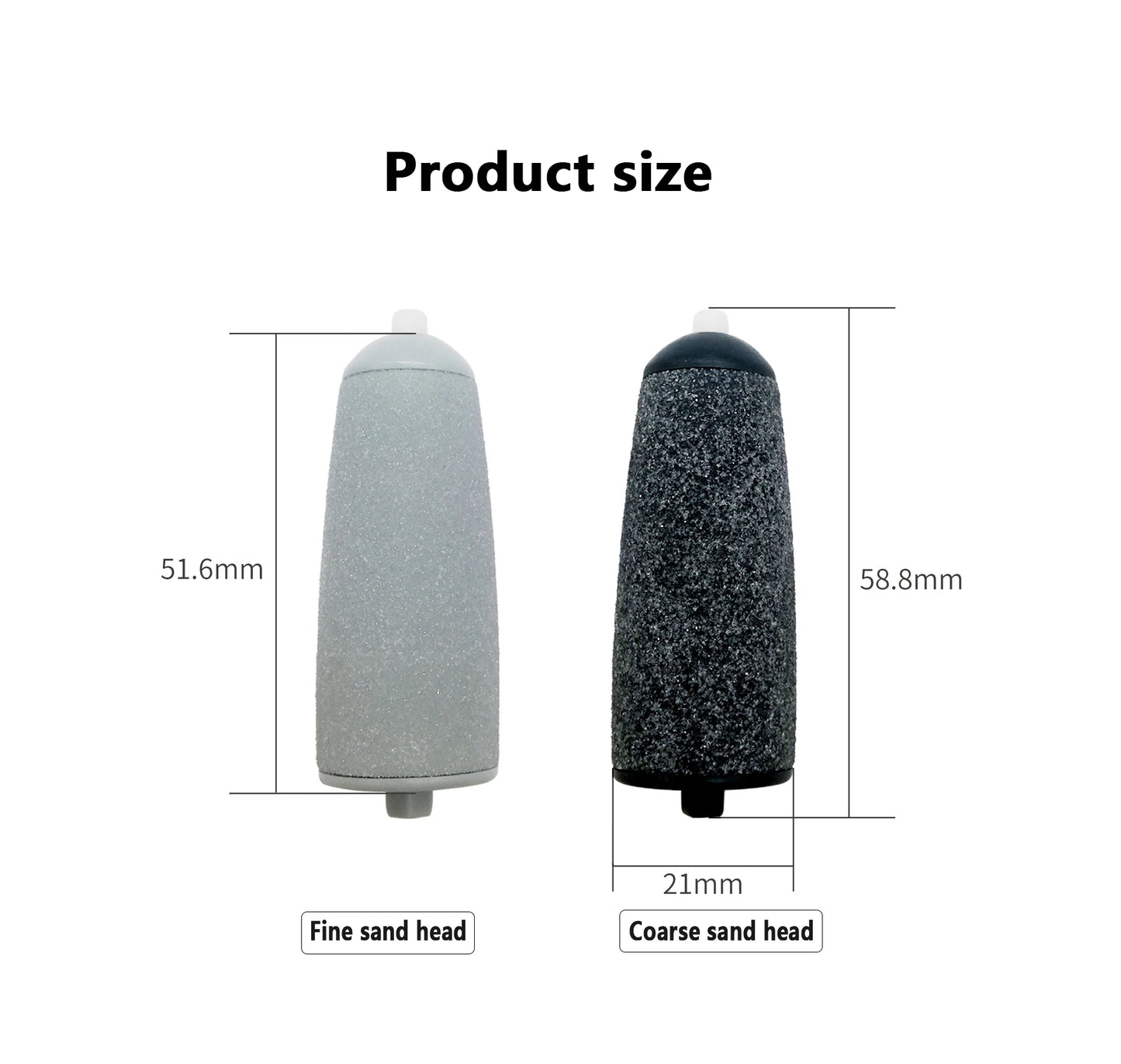 Slijpkoppen voor eeltverwijderaar