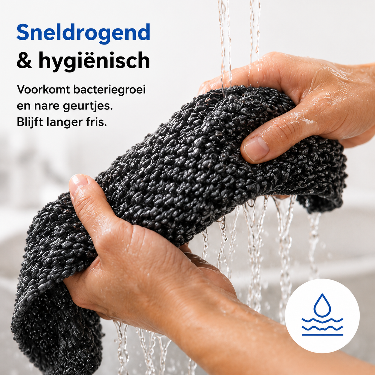 Exfoluxe™ – Antibacteriële Douchehanddoek