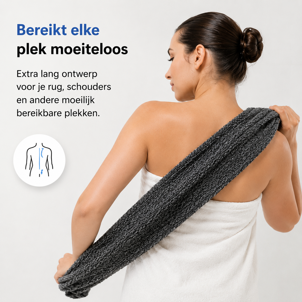 Exfoluxe™ – Antibacteriële Douchehanddoek