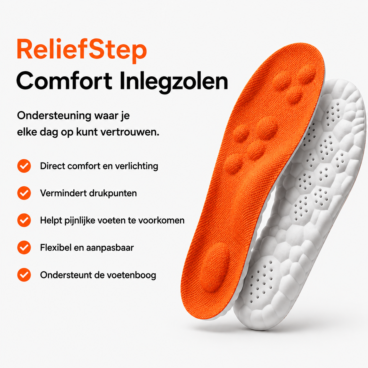 ReliefStep™ | Massage Inlegzool