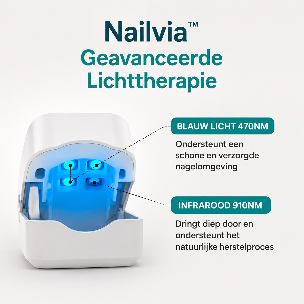 Nailvia™ |  Nagelverzorging door lichttechnologie