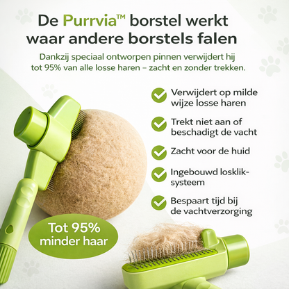 Purrvia™ - Katten Verzorgingsborstel