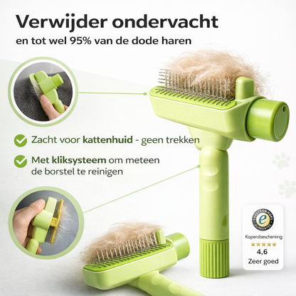 Purrvia™ - Katten Verzorgingsborstel
