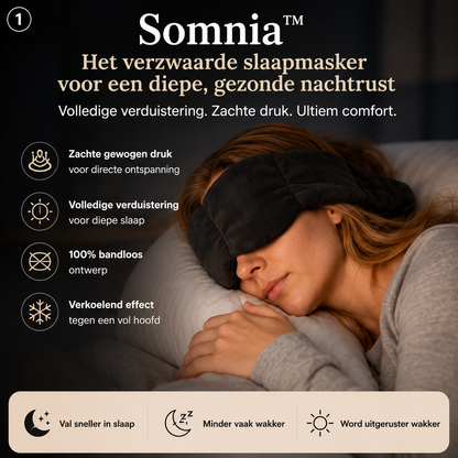 Somnia™ — Het Verzwaarde Slaapmasker