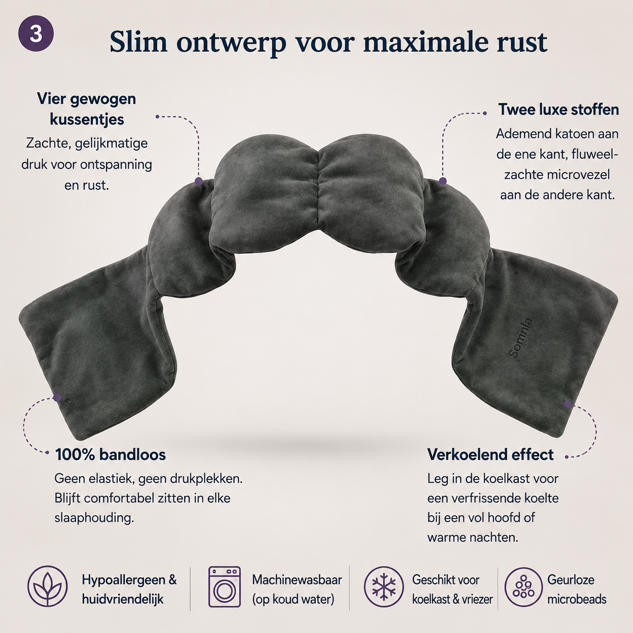 Somnia™ — Het Verzwaarde Slaapmasker