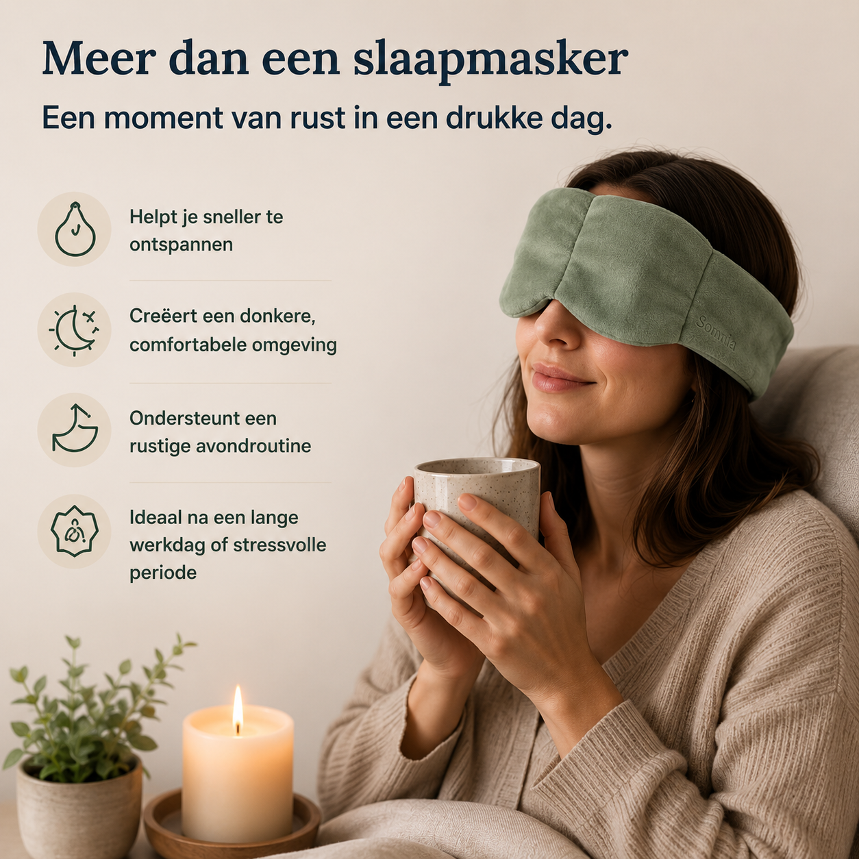 Somnia™ — Het Verzwaarde Slaapmasker