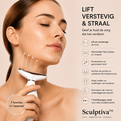 Sculptiva™ - 7-in-1 LED Lichttherapie, Warmte & Gezichtsmassage