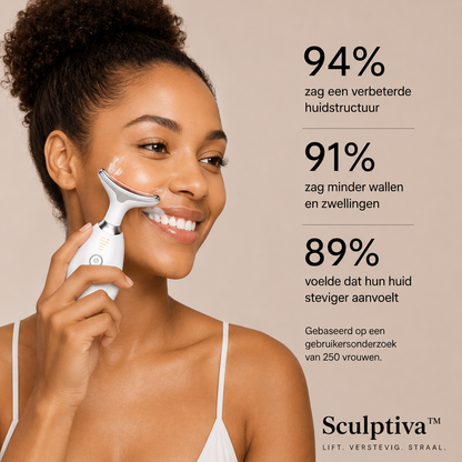 Sculptiva™ - 7-in-1 LED Lichttherapie, Warmte & Gezichtsmassage