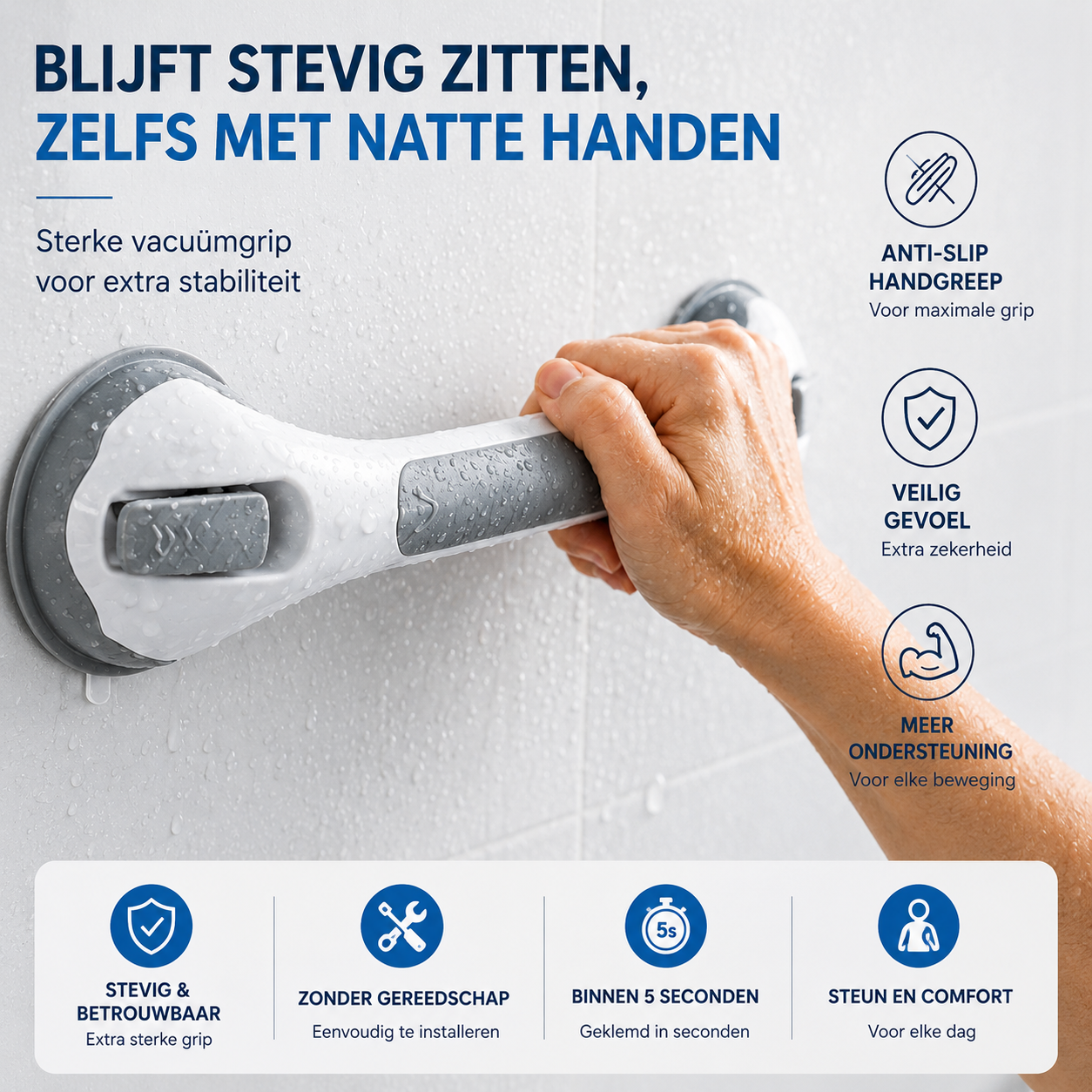 Steadivo™ – De Slimme Badgreep