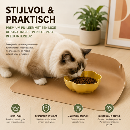 PawShield™ - Leren Voer Placemat