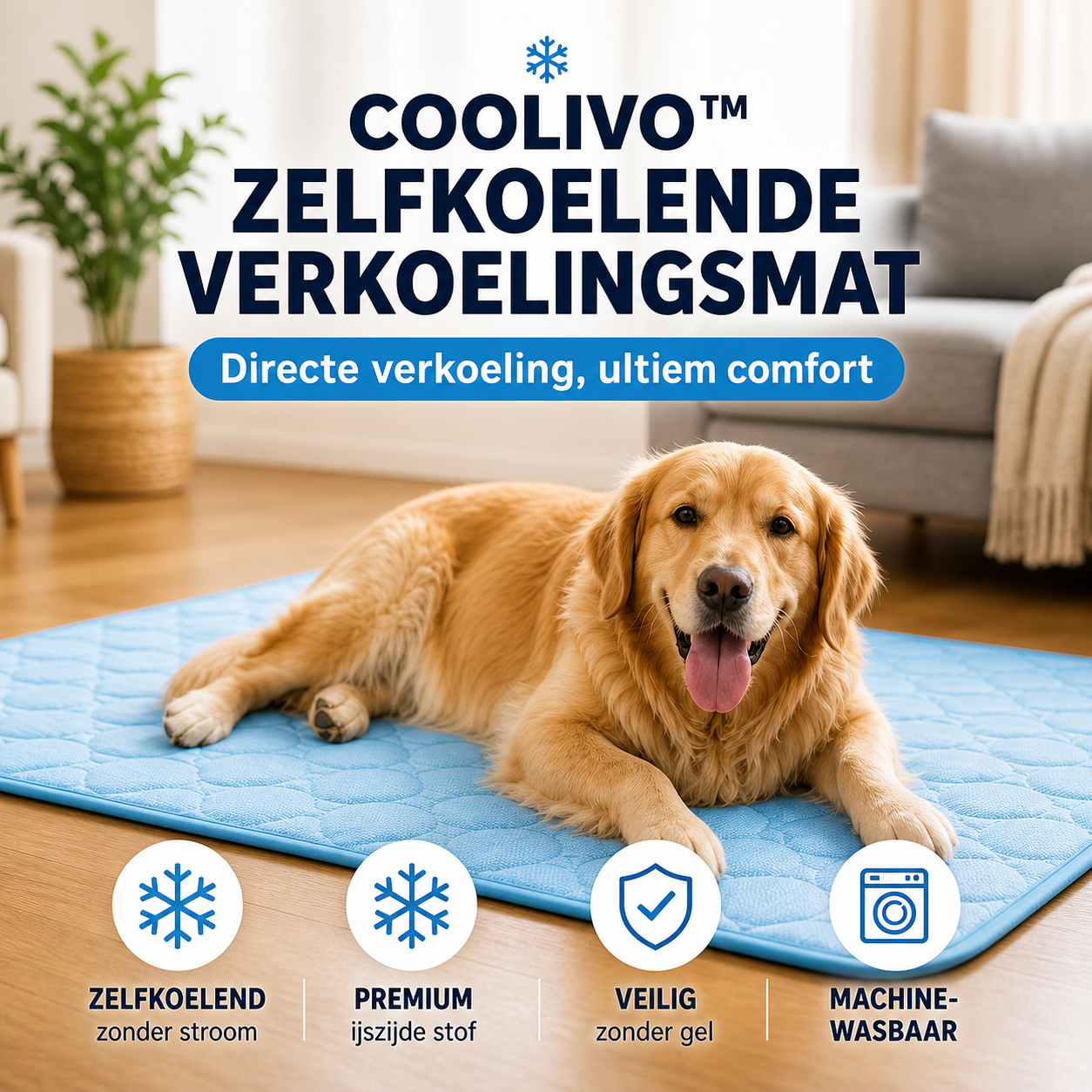 Coolivo™ – Zelfkoelende Verkoelingsmat