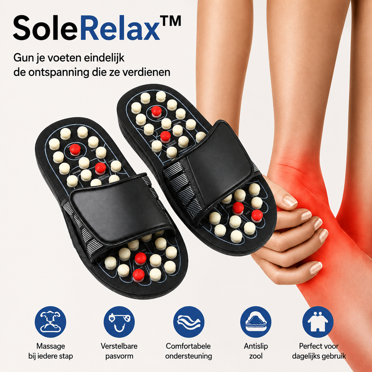 SoleRelax™ | Acupressuur Therapie Slippers