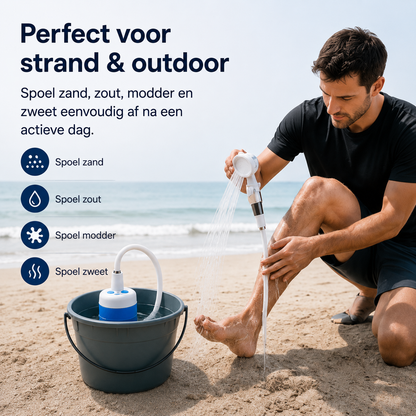 HydroNomad™ – Oplaadbare Draagbare Douche