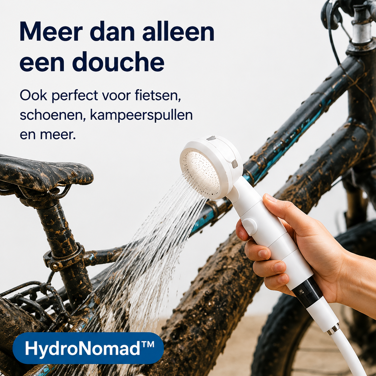 HydroNomad™ – Oplaadbare Draagbare Douche