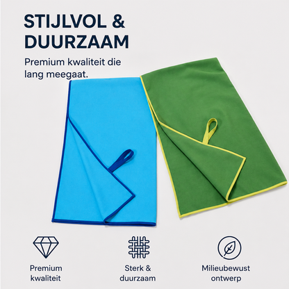 Dryvora™ | Compacte Microvezel Sneldrooghanddoek