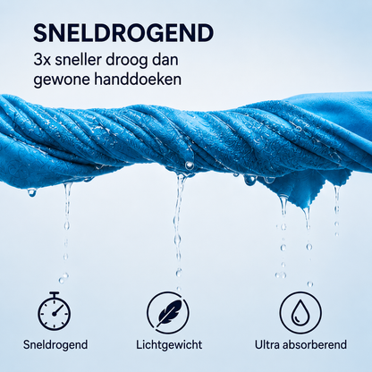 Dryvora™ | Compacte Microvezel Sneldrooghanddoek