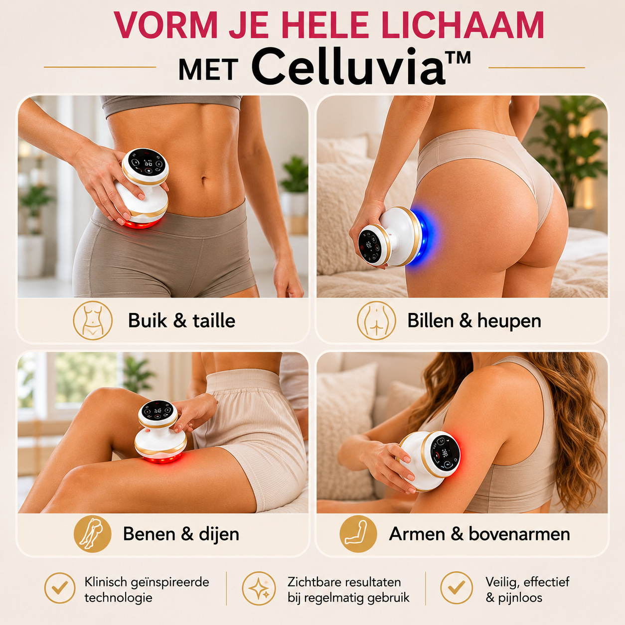 Celluvia™ - Cellulit massageapparat