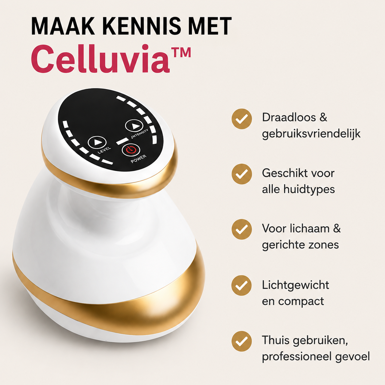 Celluvia™ - Cellulit massageapparat