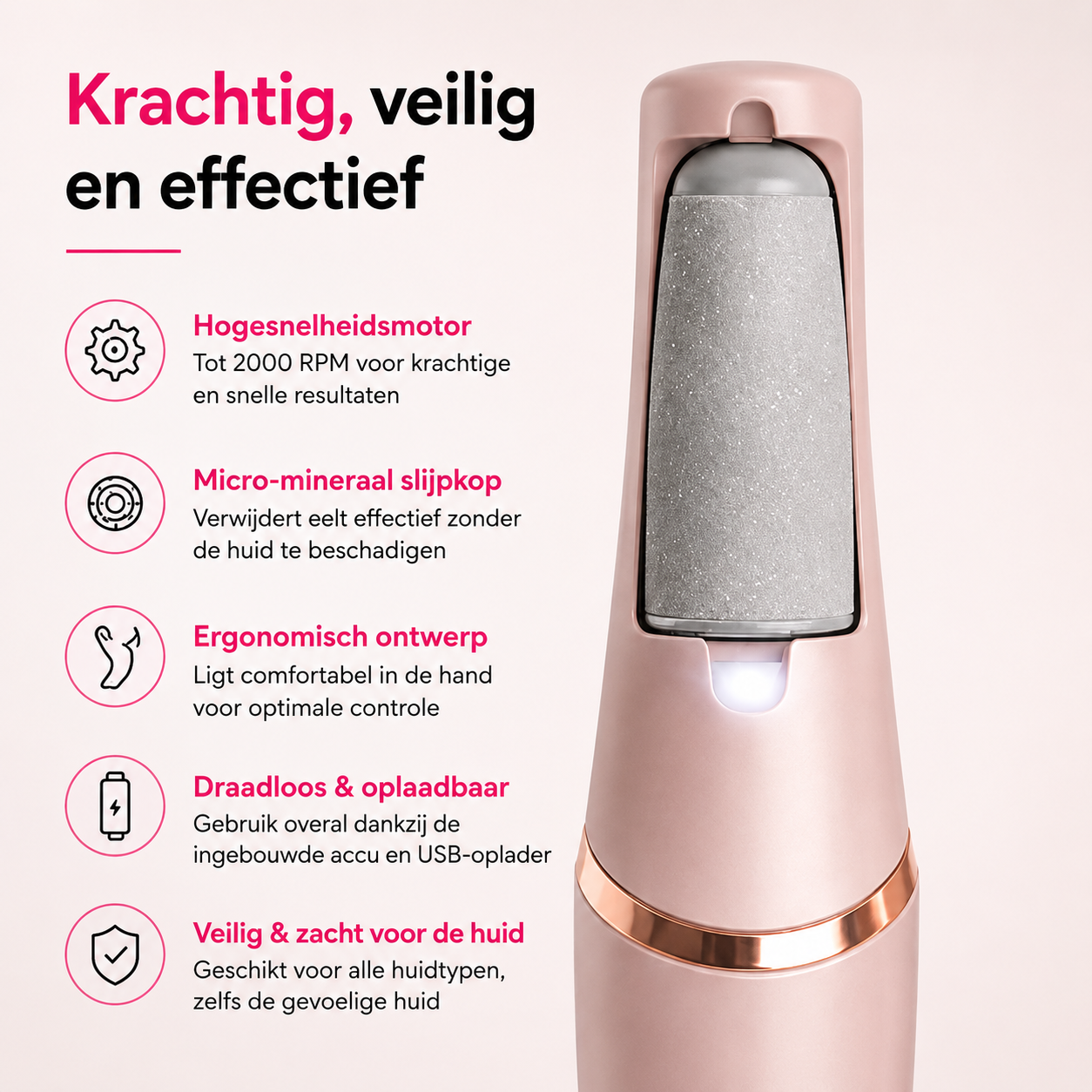Veloura™ Elektrische Eeltverwijderaar