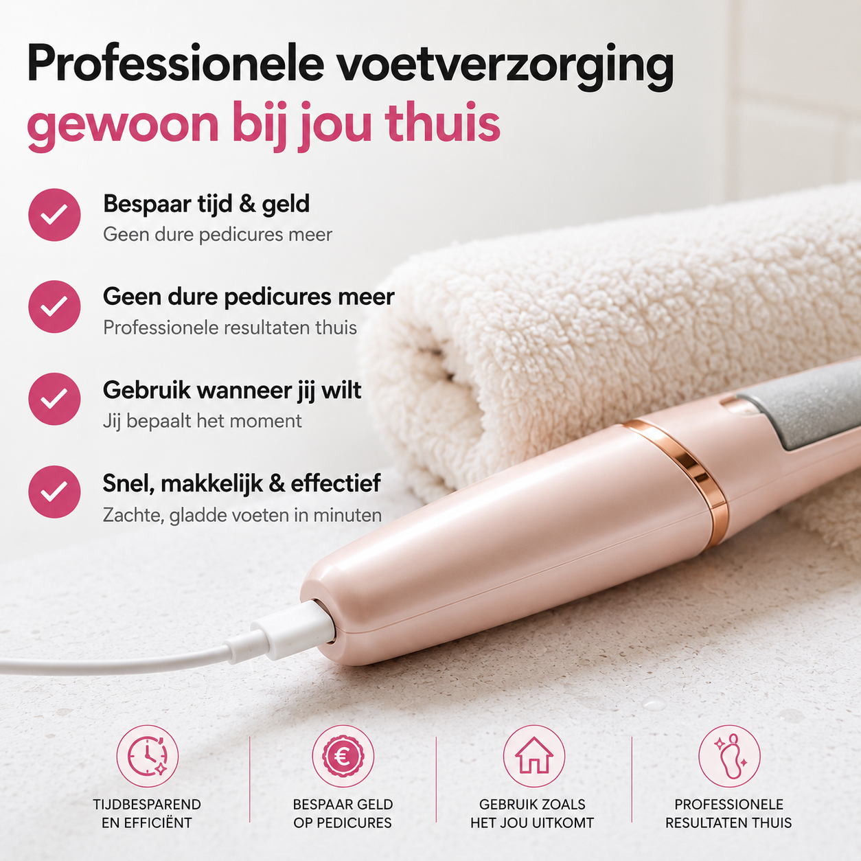 Veloura™ Elektrische Eeltverwijderaar