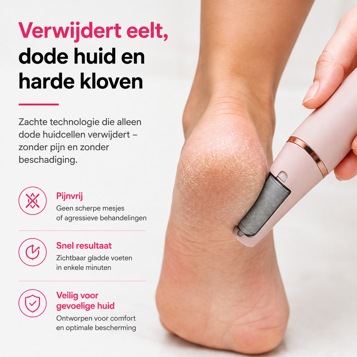 Veloura™ Elektrische Eeltverwijderaar