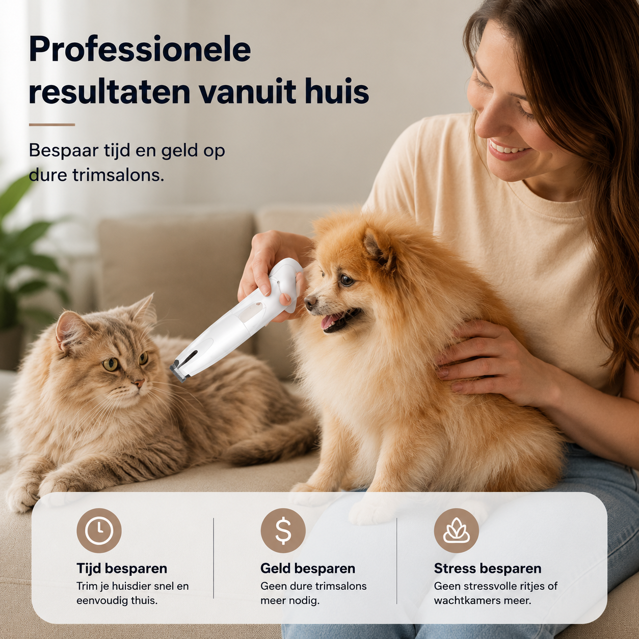Veltriq™ — De stille Huisdiertrimmer
