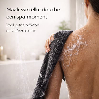 Exfoliax™ - antibacteriële douchehanddoek