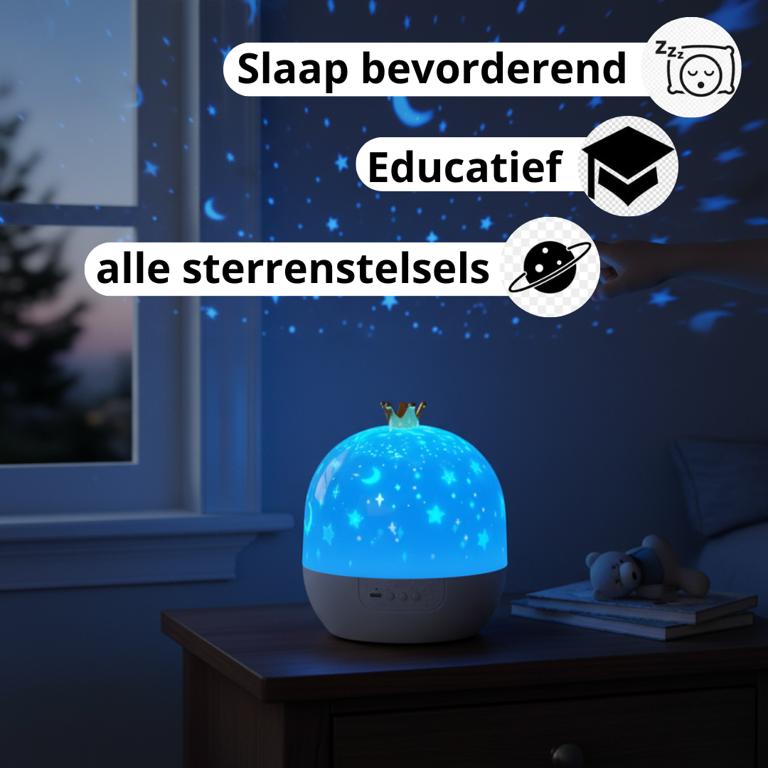 AuraStar KinderPlanetarium™ – 2-in-1 Nachtlampje & Projector