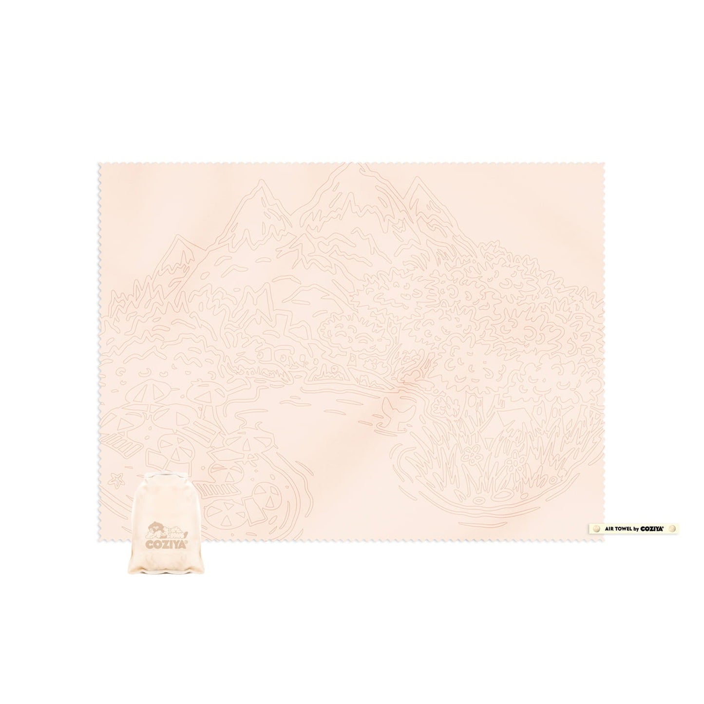 Dryvora™ | Compacte Microvezel Sneldrooghanddoek