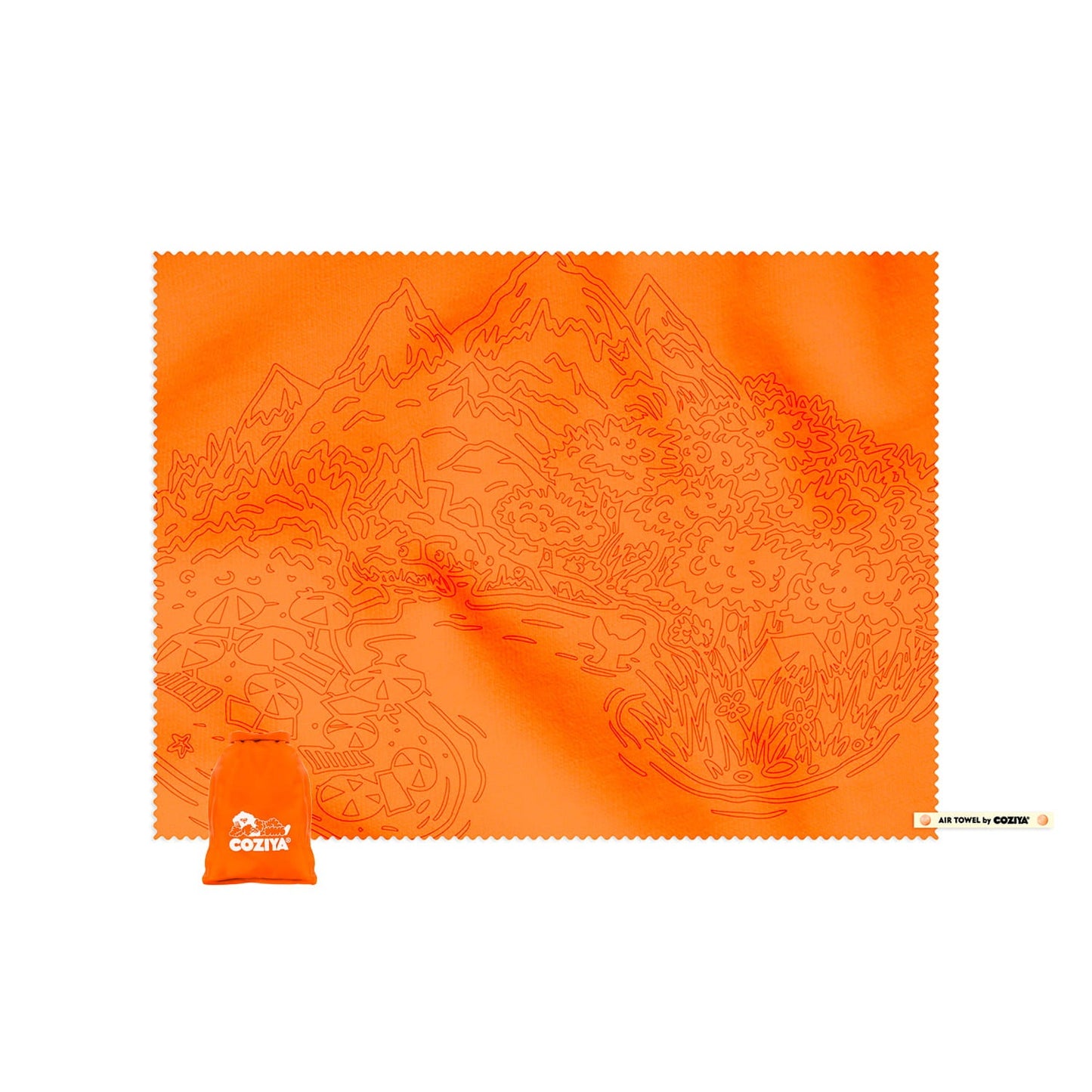 Dryvora™ | Compacte Microvezel Sneldrooghanddoek