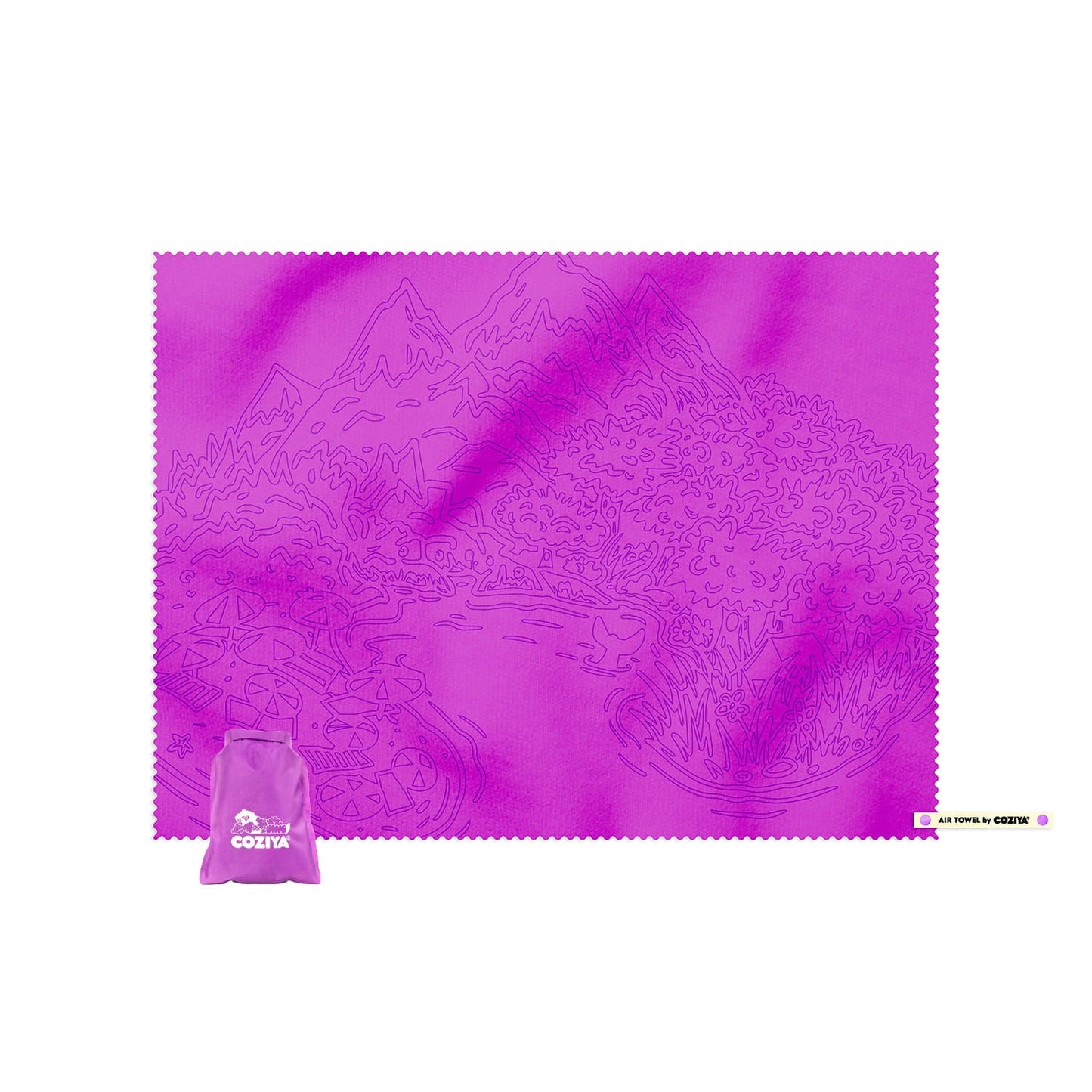 Dryvora™ | Compacte Microvezel Sneldrooghanddoek